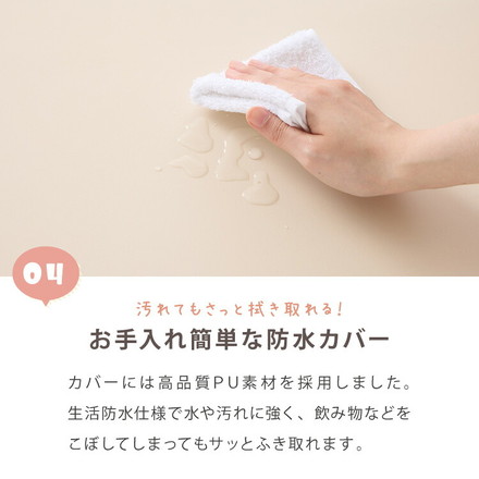 抗菌99.9% 折り畳みマットレス 120×160cm 140×200cm 160×200cm 180×200cm 厚さ4cm 4つ折り プレイマット 赤ちゃん 折りたたみ ベビー ベビーマット マット クッションマット babynug ベビナグ 180×200cm ライトグレー