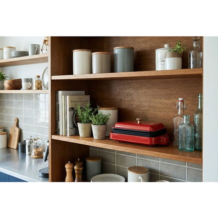 3WAYホットプレート ホットプレート 鍋 深鍋 たこ焼き器 焼肉 RM-243TE-RD ROOMMATE