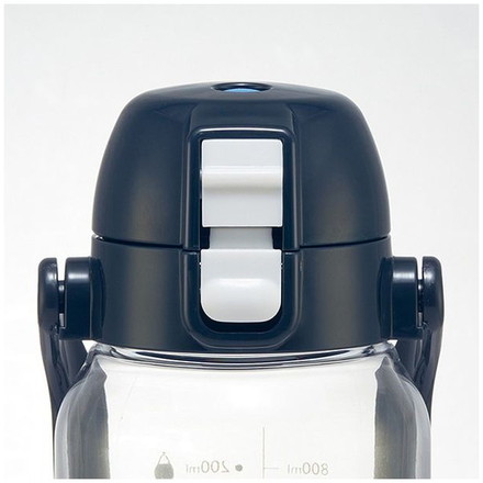 スケータードリンク マーカー ボトル 1000ml 1L 水筒 直飲み 水分補給 メモリ付き 透明 ダイレクト ボトル 目盛り クリア 子供 こども キッズ 公園 アウトドア スポーツ SNOOPY PDMK10 Skater