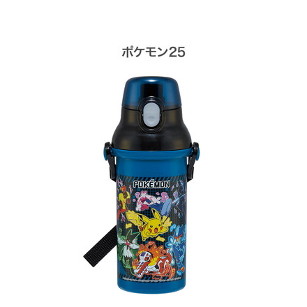 日本製 スケーター 水筒 ポケモン新柄 キッズ 直飲み 480ml 食洗機対応 抗菌樹脂 ボトル ポケモン ポケットモンスター ピカチュウ ニャオハ キャラクター PSB5SANAG Skater ニャオハ