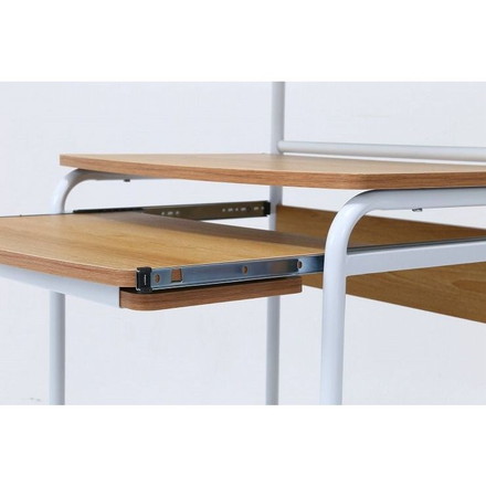 机 PCデスク シンプル ナチュラル 幅60cm 奥行48cm 高さ122cm