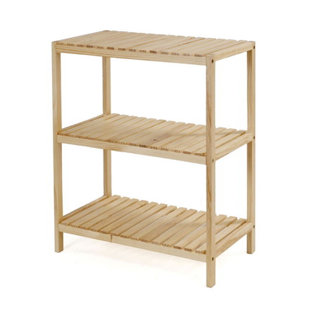 ウッドラック3段 オープンラック 収納 リビング収納 リビングシェルフ 収納ラック 3段 シェルフ ラック