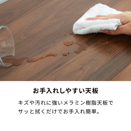 ゴミ箱上ラック 幅60cm 引出し付き 2分別タイプ ごみ箱上を有効活用 省スペース キッチンラック 作業台 ブラウン