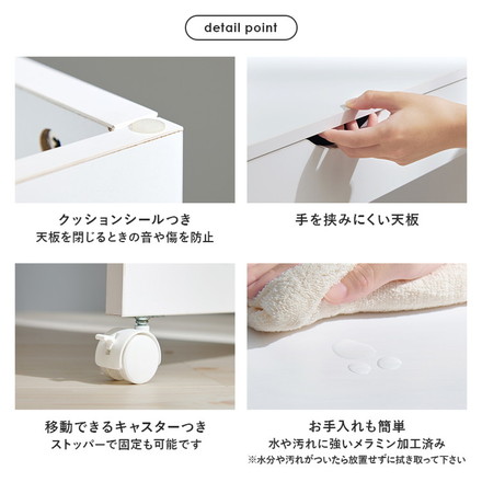 伸縮式コスメワゴン 幅48~86cm ロータイプ コスメワゴン キャスター付き LEDライト ホワイト コスメボックス