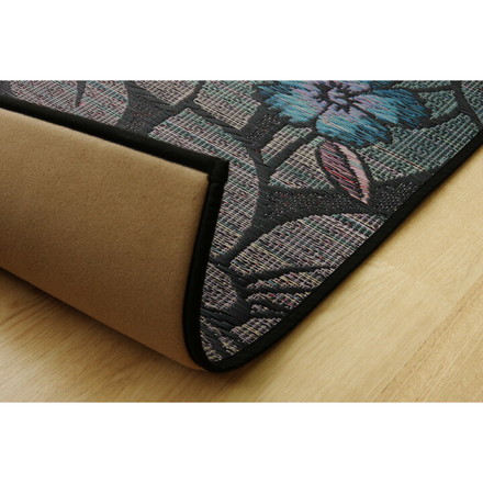 玄関マット 室内 70×120 国産い草 「Fカラフルブロック」 約70×120cm