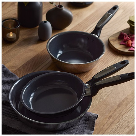 ビタクラフト ソフィアセラミック フライパン 22cm PFASフリー ガス火 IH対応 ブラック フッ素不使用 セラミックコーティング Vita Craft