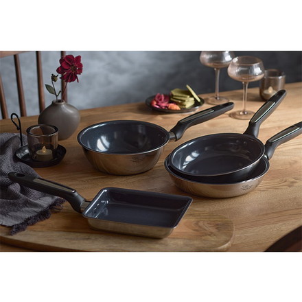 ビタクラフト ソフィアセラミック ウォックパン 深型 20cm PFASフリー ガス火 IH対応 ブラック フッ素不使用 セラミックコーティング Vita Craft