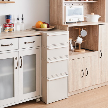 ライクイット (like-it) 収納ケース クローゼットシステム 引出し (M) 3個組 CS-D2 3P オールグレー