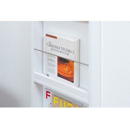 薄型マガジンラック 幅36cm ホワイト スリム 北欧 壁 コンパクト 省スペース 玄関収納 壁面収納 玄関 スリッパ