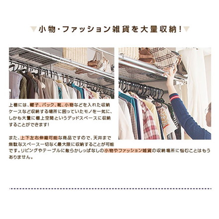 クローゼットカーテン 伸縮 大量収納 突っ張り つっぱり スーツ 衣類収納 目隠し 衣装 ドレス クローゼットハンガー