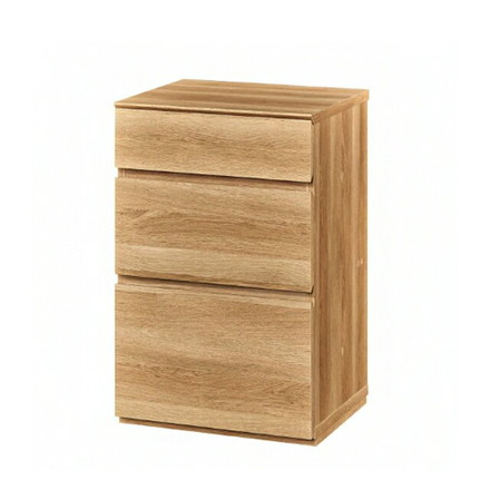 白井産業 チェスト タンス 幅46cm 高さ72cm 引出3段 衣類収納 ナチュリカ リビング 家具