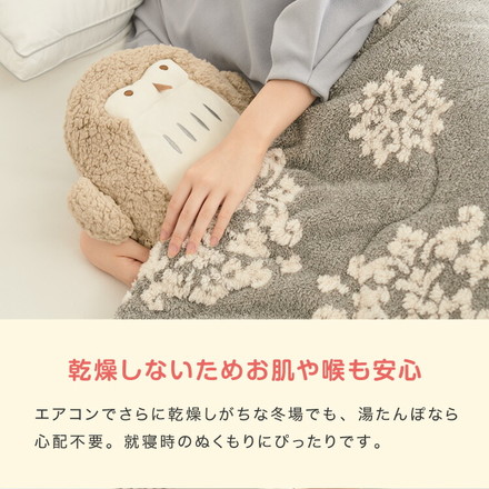 蓄熱式湯たんぽ ぬくぬく ハグ 電気湯たんぽ 充電式 アニマル 動物 カバー付 繰り返し コードレス エコ 節電 省エネ 電気あんか 冷え性 洗濯可 暖房 かわいい ギフト プレゼント nuku2 EWT-2145 フクロウ
