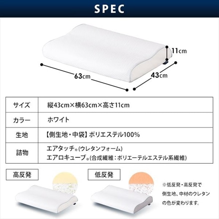 アイリスオーヤマ エアリーピロー 高反発 スタンダードタイプ APHS-43