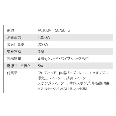 アイリスオーヤマ サイクロンクリーナー コンパクト IC-C102-W ホワイト