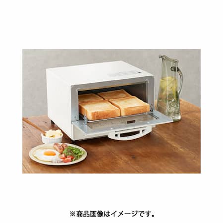 アイリスオーヤマ マイコン式オーブントースター MOT-401-W ホワイト