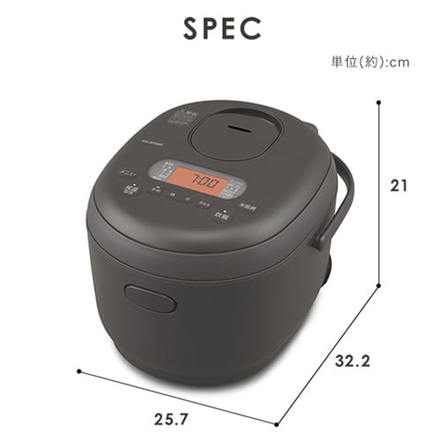 アイリスオーヤマ ジャー炊飯器 5.5合 RC-MDA50-B ブラック