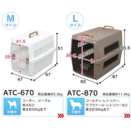 アイリスオーヤマ エアトラベルキャリー SSサイズ ATC-460 ホワイト