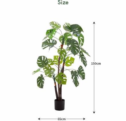 モンステラ 光触媒 インテリアグリーン フェイクグリーン 人工観葉植物