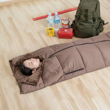 あったか5WAYトリプルウォーム寝袋 2枚組 シュラフ 着る寝袋 フリース生地