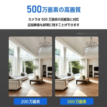 ワイヤレス防犯カメラ10.1インチモニター＆カメラ4台セット