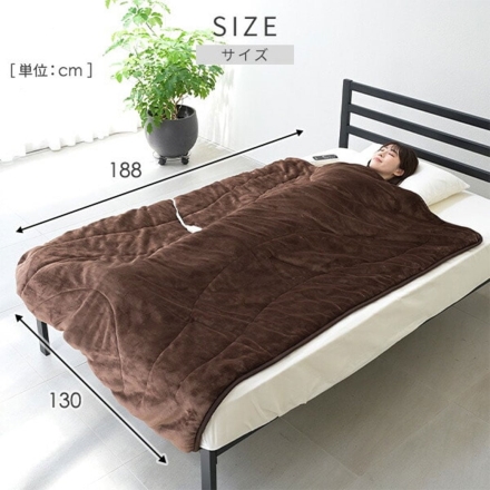 3D 電気毛布 身体にフィットする フランネル 毛布 シングル