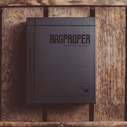 RAGPROPER モダンガラスフラスク シリコンカバータイプ 240ml ブラック