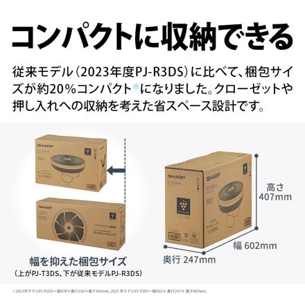 シャープ 扇風機 プラズマクラスター PJ-T3DS-W ホワイト