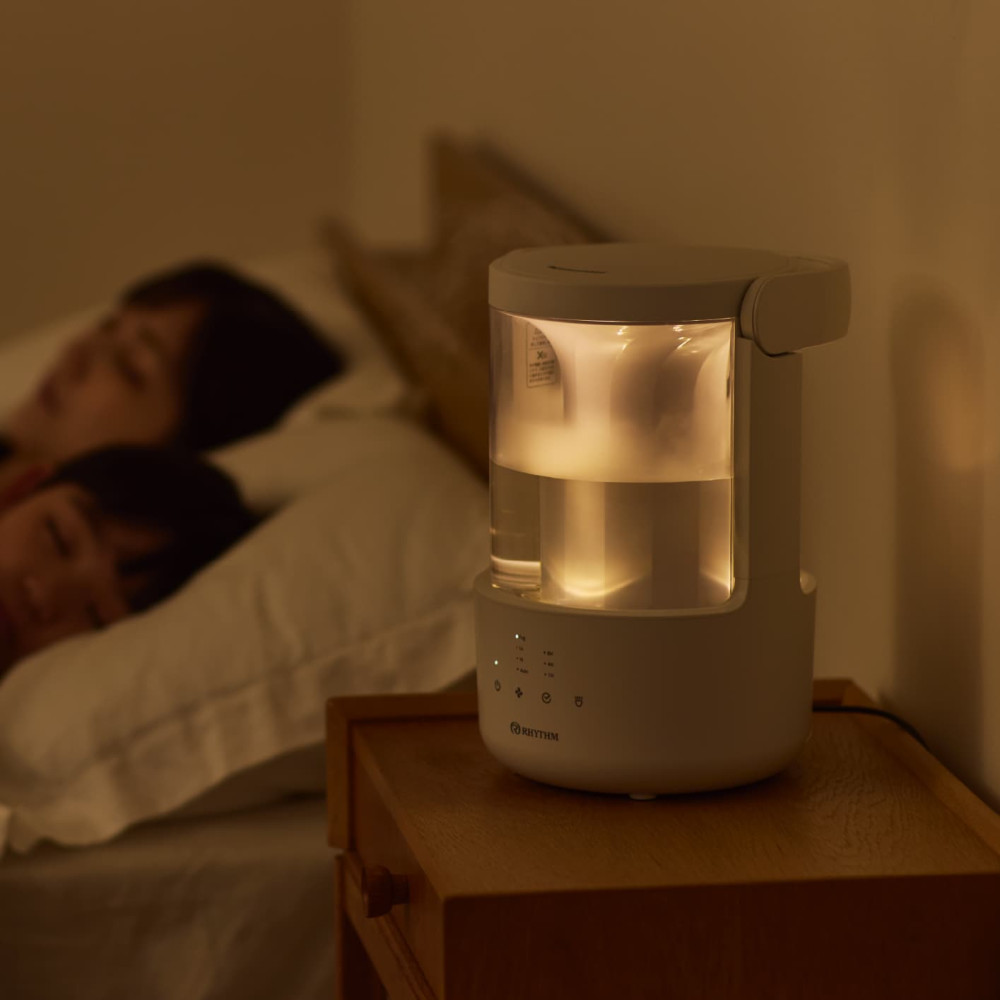 （加湿器2個セット） リズム プールレス加湿器 MIST350 9YYA29RH08 ライトグレー＆MIST250 9YYA64RH84 ウォームグレー
