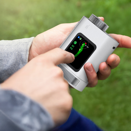 ボイスキャディ ゴルフ レーザー距離計 SL mini 専用ポーチ付属 ボール付きセット