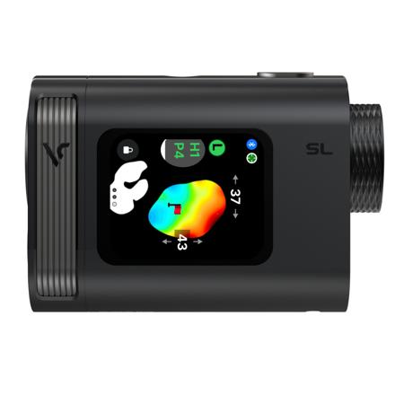 ボイスキャディ ゴルフ レーザー距離計 SL mini The Black (VOICE CADDIE SLミニ ブラック) 専用ポーチ付き & ゴルフボール セット