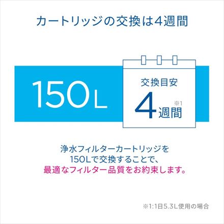 BRITA ブリタ 浄水器 グラスジャグ ライトブルー マクストラプロカートリッジ 1個付き