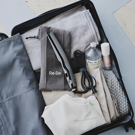 Re・De Hair Straight Smooth ストレートヘアアイロン スムース ブラック HS01A-BK