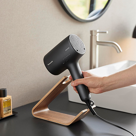 RIN リン ドライヤー&ヘアーアイロンスタンド ブラウン 1332