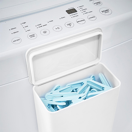 tower タワー フィルムフック 密閉ゴミ箱 ホワイト 1520