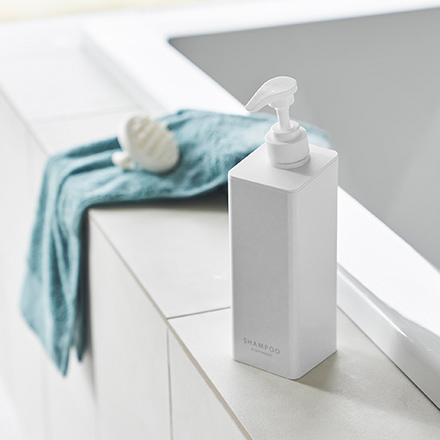 tower タワー たっぷり洗剤が出るマグネットディスペンサー シャンプー ホワイト 1532