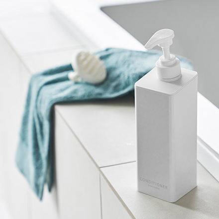 tower タワー たっぷり洗剤が出るマグネットディスペンサー コンディショナー ホワイト 1534