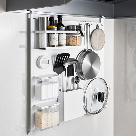 tower タワー レンジフードスチールパネル ホワイト 1735