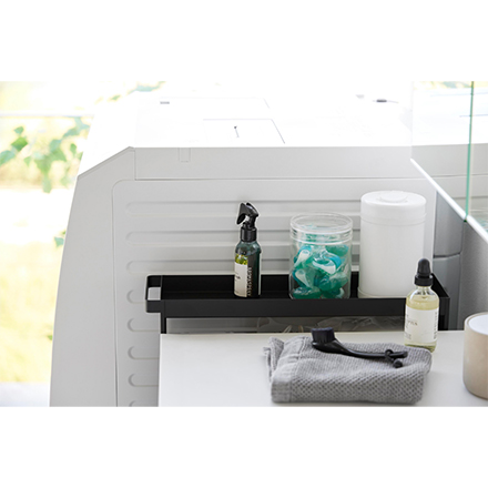 tower キャスター付きスリムワゴン 4段 ブラック 1807