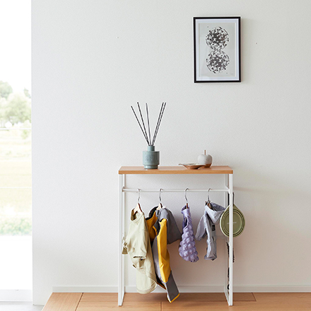 tower タワー ペットコートハンガーラック ホワイト 2119