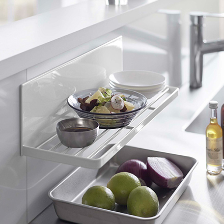 tower タワー マグネット水切りラック ホワイト 3781