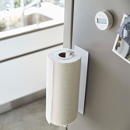 tower タワー マグネットキッチンペーパーホルダー ワイド ホワイト 5216