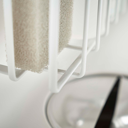 tower タワー 蛇口にかける収納ホルダー ホワイト 5639