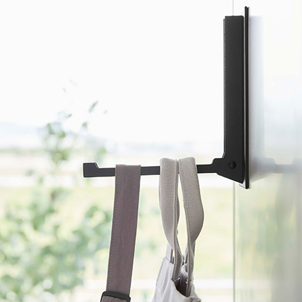 tower タワー マグネット折り畳みハンガー ブラック 5988