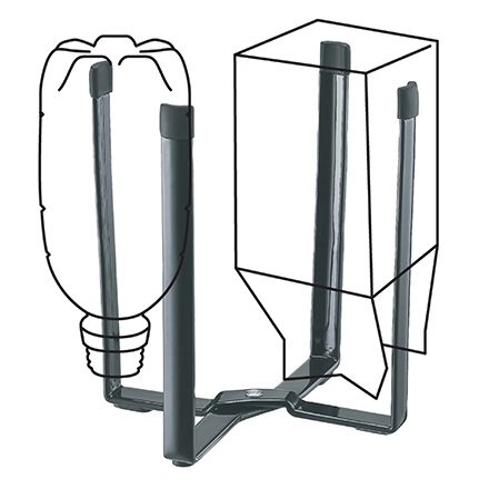 tower タワー キッチンエコシリーズ ポリ袋エコホルダー ブラック 6788