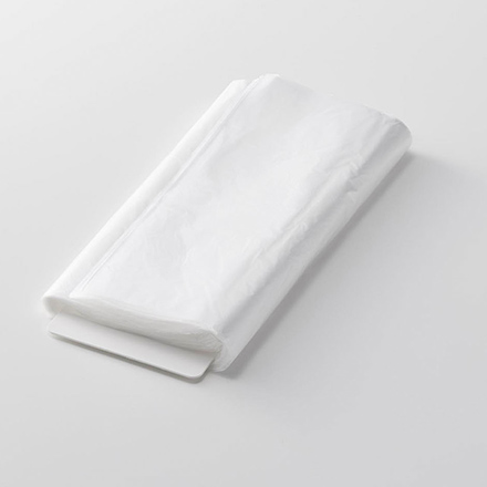 tower タワー 戸棚下ポリ袋収納ホルダー スリム M ホワイト 10250