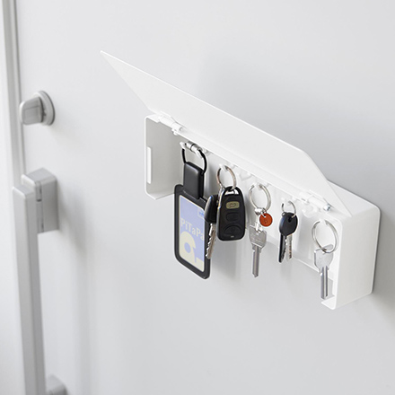 tower タワー マグネットキーフック ロング ホワイト 10342