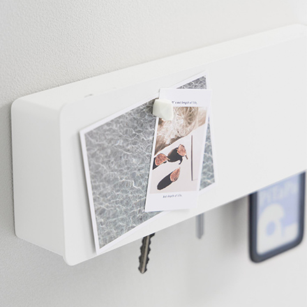 tower タワー 壁付けキーフック ロング ホワイト 10344