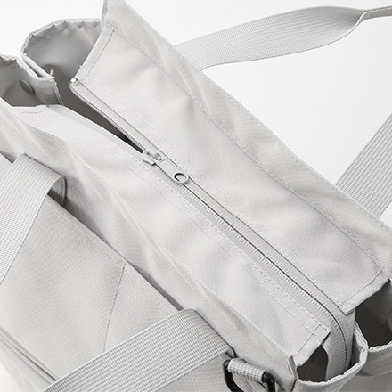 tower タワー セパレートできる横からパッとランチバッグ ライトグレー 10727