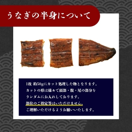 ギフト 鰻 愛知県 三河一色産 うなぎの蒲焼き タレ付 備長炭 本格炭火焼き うなぎ 半身 約500g