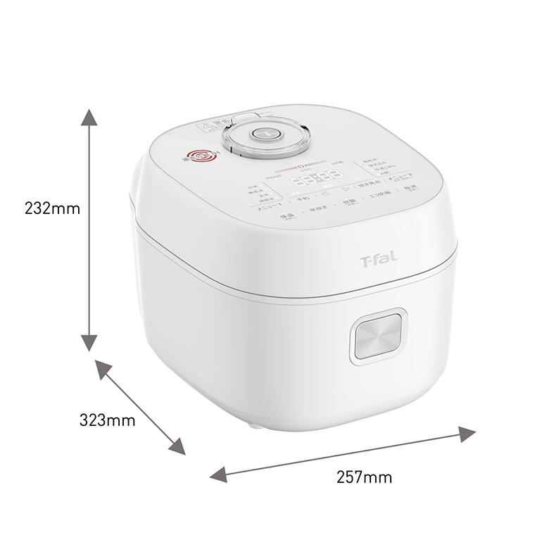ティファール T-fal ザ・ライス 遠赤外線IH炊飯器エッセンシャル 5.5合 ブラック RK9108J0
